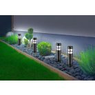 Livarno Home Prémium XL 39 cm 22W 9000K hengeres 4 darabos hidegfehér napelemes kerti szolár lámpa szett, solar lámpa készlet IP44