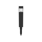 Livarno Home Prémium XL 39 cm 22W 9000K szögletes 4 darabos hidegfehér napelemes kerti szolár lámpa szett, solar lámpa készlet IP44