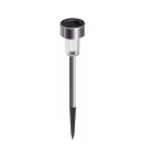 Livarno Home Permium XL 36 cm 5 darabos inox (nemesacél) hidegfehér 9000K napelemes kerti szolár lámpa szett, solar lámpa készlet (LED Lights Set)