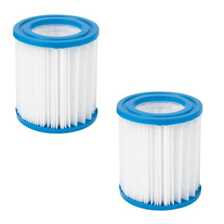 Livarno Home 471623 / Crivit DUO 2 db papírfilter, szűrőbetét Crivit / Livarno Home (LIDL) kerti medence vízforgatóhoz (szűrőkartus)