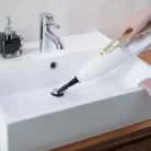 MediaShop Livington Prime M16625 Steam Mop, 10 az 1-ben multifunkciós gőztisztító, gőzölős padlótisztító 1300W, fehér - arany