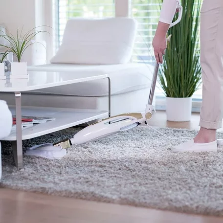 MediaShop Livington Prime M16625 Steam Mop, 10 az 1-ben multifunkciós gőztisztító, gőzölős padlótisztító 1300W, fehér - arany