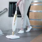 MediaShop Livington Prime M16625 Steam Mop, 10 az 1-ben multifunkciós gőztisztító, gőzölős padlótisztító 1300W, fehér - arany