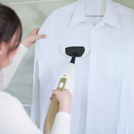 MediaShop Livington Prime M16625 Steam Mop, 10 az 1-ben multifunkciós gőztisztító, gőzölős padlótisztító 1300W, fehér - arany