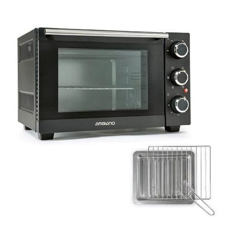 Ambiano OVN-21 / MB-2020 15L 1200W légkeveréses sütő, minigrill, grillsütő, minisütő, pizzasütő (max. 26 cm)