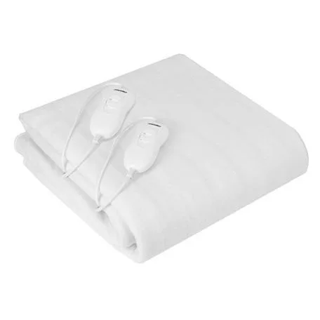 MESKO 150 x 160 cm polyester, dupla, készszemélyes fűthető elektromos ágymelegítő takaró 120W (2 x 60W), két levehető vezérlővel, mosható (MS 7420)