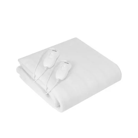 MESKO 150 x 160 cm polyester, dupla, készszemélyes fűthető elektromos ágymelegítő takaró 120W (2 x 60W), két levehető vezérlővel, mosható (MS 7420)