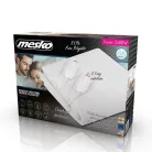 MESKO 150 x 160 cm polyester, dupla, készszemélyes fűthető elektromos ágymelegítő takaró 120W (2 x 60W), két levehető vezérlővel, mosható (MS 7420)