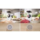 Bosch MFWS420W MultiPower Serie 4 Food Mincer 500W / 1900W elektromos húsdaráló, 2.5 kg/perc kapacitással, 3 mm / 8 mm tárcsával és kolbásztöltő tartozékkal