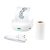 SilverCrest MPP 203 A1 Basic Mini Pocket Printer, Bluetooth 5.0 1200 mAh 3-7 V mini akkus nyomtató, zsebnyomtató, li-ion akkumulátoros hőpapíros nyomtató, 1 tekercs fehér papírral