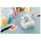 SilverCrest MPP 203 A1 ECO Mini Pocket Printer, Bluetooth 5.0 1200 mAh 3-7 V mini akkus nyomtató, zsebnyomtató, li-ion akkumulátoros hőpapíros nyomtató, 4 tekercs fehér papírral