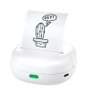   SilverCrest MPP 203 A1 XL Mini Pocket Printer, Bluetooth 5.0 1200 mAh 3-7 V mini akkus nyomtató, zsebnyomtató, li-ion akkumulátoros hőpapíros nyomtató, 7 tekercs fehér + színes papírral