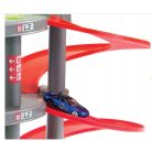 Mochtoys 11847 játék parkoló, 3 szintes (2 emeletes) parkolóház 1 kisautóval, autómosóval, táblákkal, járműlifttel, benzinkúttal és szervizzel