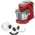 Bosch MUM9A66R00 OptiMUM 1600W 5.5L piros (vörös) fémházas konyhai robotgép, dagasztógép, nemesacél habverővel, tésztakeverővel és dagasztó horoggal