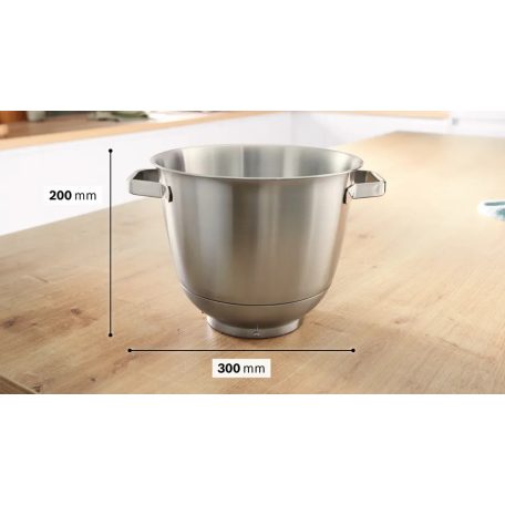 Bosch MUM9A66R00 OptiMUM 1600W 5.5L piros (vörös) fémházas konyhai robotgép, dagasztógép, nemesacél habverővel, tésztakeverővel és dagasztó horoggal