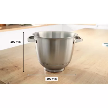 Bosch MUM9A66R00 OptiMUM 1600W 5.5L piros (vörös) fémházas konyhai robotgép, dagasztógép, nemesacél habverővel, tésztakeverővel és dagasztó horoggal