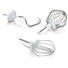 Bosch MUMS2EW00 Serie 2 univerzális 700W 3.8L nemesacél inox keverőtálas fehér konyhai robotgép, dagasztógép, nemesacél habverővel, tésztakeverővel és dagasztó horoggal