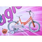 Denver Bikes / Bottari Magic 77396 MTB lány 16" kerékpár, bicikli levehető támasztó kerekekkel 91 x 18 x 50 cm, narancs-fehér