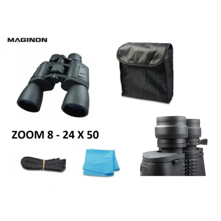 Maginon 8 - 24 x 50 FFSE ZOOM távcső 8x - 16x - 24x nagyítással, ZOOM funkcióval