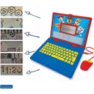 Lexibook Mancs őrjárat kétnyelvű angol - magyar játék laptop, beszélő, LCD kijelzős gyermek laptop, oktató foglalkoztató játék, egérrel