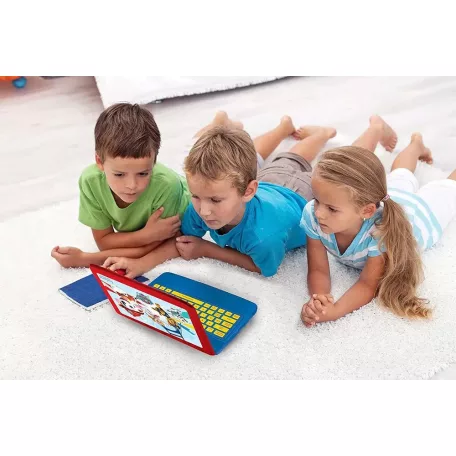 Lexibook Mancs őrjárat kétnyelvű angol - magyar játék laptop, beszélő, LCD kijelzős gyermek laptop, oktató foglalkoztató játék, egérrel