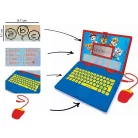 Lexibook Mancs őrjárat kétnyelvű angol - magyar játék laptop, beszélő, LCD kijelzős gyermek laptop, oktató foglalkoztató játék, egérrel