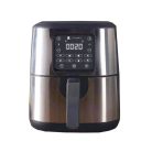 Bergner MasterPro BGMP-9321-HU 4L 1500W digitális inox, nemesacél Air Fryer, forrólevegős olajsütő, olaj nélküli fritőz, légsütő 8 automata programmal 