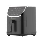 Bergner MasterPro XXL 7L 1800W digitális Air Fryer, forrólevegős olajsütő, olaj nélküli fritőz, 12 automata programmal 