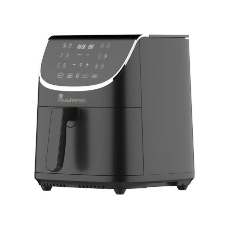 Bergner MasterPro XXL 7L 1800W digitális Air Fryer, forrólevegős olajsütő, olaj nélküli fritőz, 12 automata programmal 