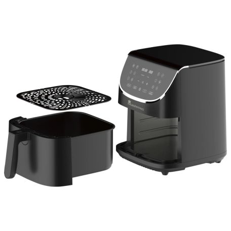 Bergner MasterPro XXL 7L 1800W digitális Air Fryer, forrólevegős olajsütő, olaj nélküli fritőz, 12 automata programmal 