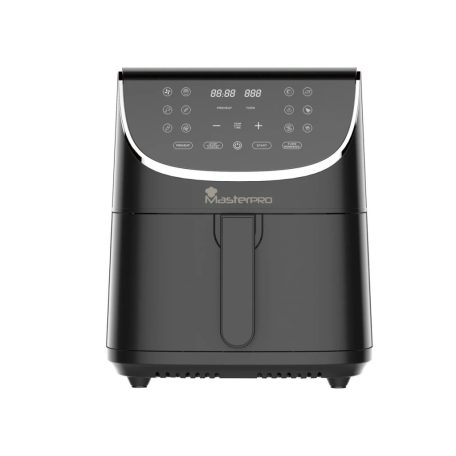 Bergner MasterPro XXL 7L 1800W digitális Air Fryer, forrólevegős olajsütő, olaj nélküli fritőz, 12 automata programmal 