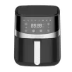   Bergner MasterPro XXL 8L 1800W fekte - inox digitális Air Fryer, forrólevegős olajsütő, olaj nélküli fritőz, 8 automata programmal (BGMP-9513), opcionálisan sütőpapírral