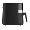   Bergner MasterPro XXL 8L 1800W fekte - inox digitális Air Fryer, forrólevegős olajsütő, olaj nélküli fritőz, 8 automata programmal (BGMP-9513), opcionálisan sütőpapírral
