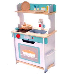   Maxim Easy Slot in Kitchen fa játék konyha, 40 x 26 x 62 cm babakonyha, játékkonyha pakolható sütővel, főzlappal, mosogatóval (52872) 