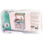 Maxim Easy Slot in Kitchen fa játék konyha, 40 x 26 x 62 cm babakonyha, játékkonyha pakolható sütővel, főzlappal, mosogatóval (52872) 