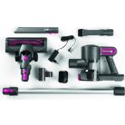 MAXXMEE 150W 22.2V 2000 mAh akkus álló porszívó, szürke - pink vezeték nélküli, akkumulátoros rúdporszívó (14743474, SHAZ)