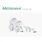 Medisana IN 500 elektromos kompresszoros, sűrített levegős inhalátor, gyermek- és felnőtt szájmaszkokkal, 10 ml töltőkapacitással