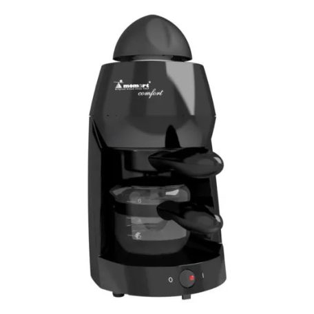 Momert Capriccio Comfort fekete 800W eszpresszó kávéfőző, 3.6 bar 2/4/6 csészés presszókávéfőző (1170 / 1171), magyar termék