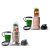 Nutribullet Pro NB907 Prémium 900W Smoothie Maker, Nutrition mixer turmixgép 2 palackkal 900 ml / 700 ml | NB907CP Bronz / NB907MACL rózsaszín