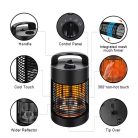 Klimacom NH-35B 350W / 700W 360° oszcilláló kültéri / beltéri IPX4 vízálló Carbon Infrared Heater, szénszálas infravörös hősugárzó