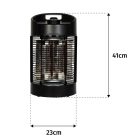 Klimacom NH-35B 350W / 700W 360° oszcilláló kültéri / beltéri IPX4 vízálló Carbon Infrared Heater, szénszálas infravörös hősugárzó