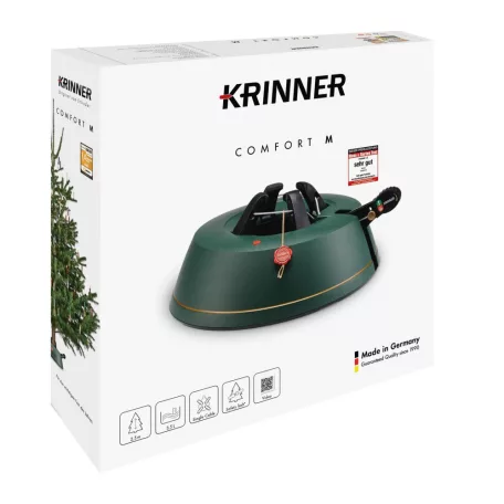 Krinner Comfort Medium (M - 2,5m) pedálos bowdenes automata karácsonyfatalp fenyőfatalp fenyőtalp