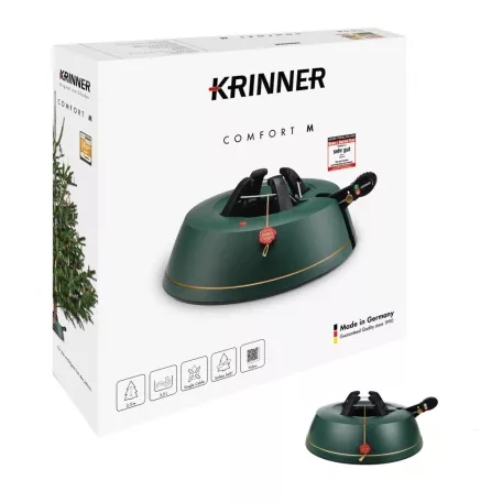 Krinner Comfort Medium (M - 2,5m) pedálos bowdenes automata karácsonyfatalp fenyőfatalp fenyőtalp