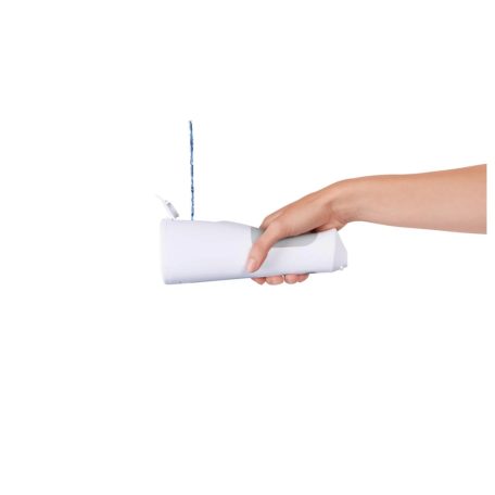 Nevadent NMD 3.7 E10 akkus, 3.7V 1200 mAh li-ion akkumulátoros 200 ml hordozható szájzuhany, fogzuhany 3 fokozatú vísugárral, töltőalappal, 2 fúvókával (466502)