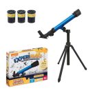 Nickelodeon Terrific Telescope, kék 40 x 24 cm gyermek (játék) csillagászati teleszkóp távcső 20x 30x 40x nagyítással, tripod állvánnyal (319-10115-N)