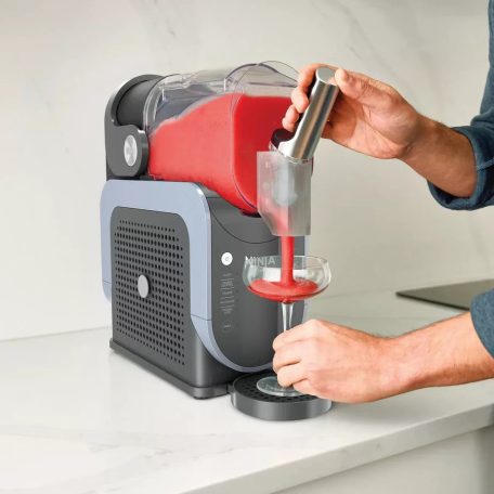 Ninja FS-301 SLUSHi kompresszoros jégkásagép, jégkása, gyümölcslé, milkshaken frappé és koktél készítő gép, jégkásakészítő és adagoló automata, 200W 2.5 liter, 5 program (FS310EU)