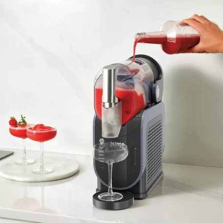 Ninja FS-301 SLUSHi kompresszoros jégkásagép, jégkása, gyümölcslé, milkshaken frappé és koktél készítő gép, jégkásakészítő és adagoló automata, 200W 2.5 liter, 5 program (FS310EU)