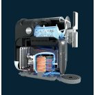 Ninja FS-301 SLUSHi kompresszoros jégkásagép, jégkása, gyümölcslé, milkshaken frappé és koktél készítő gép, jégkásakészítő és adagoló automata, 200W 2.5 liter, 5 program (FS310EU)