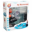 One 2 Fun 47 részes játék mikroszkóp szett, Microscope készlet 100X / 300X / 600X nagyítással