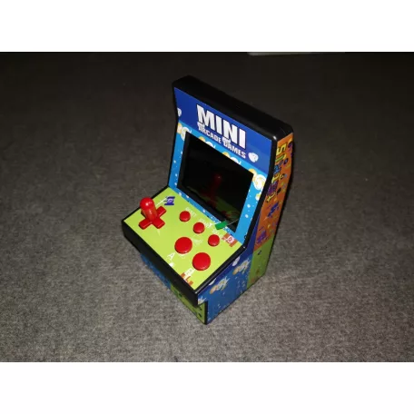 One 2 Fun Mini Arcade Machine játékgép, kézi játékkonzol 200 db retró arcade játékkal, 3" színes LCD kijelzővel